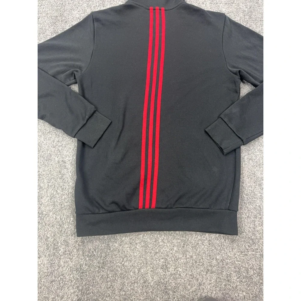 Atlanta United FC Hoodie Sweatshirt Mens Medium Black MLS Soccer Adidas Full Zip